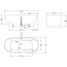 Акриловая ванна BELBAGNO BB72-1700-W0