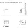 Тумба Rovere Bianco 60 см BELBAGNO ANCONA-N ANCONA-N-600-2C-SO-WO